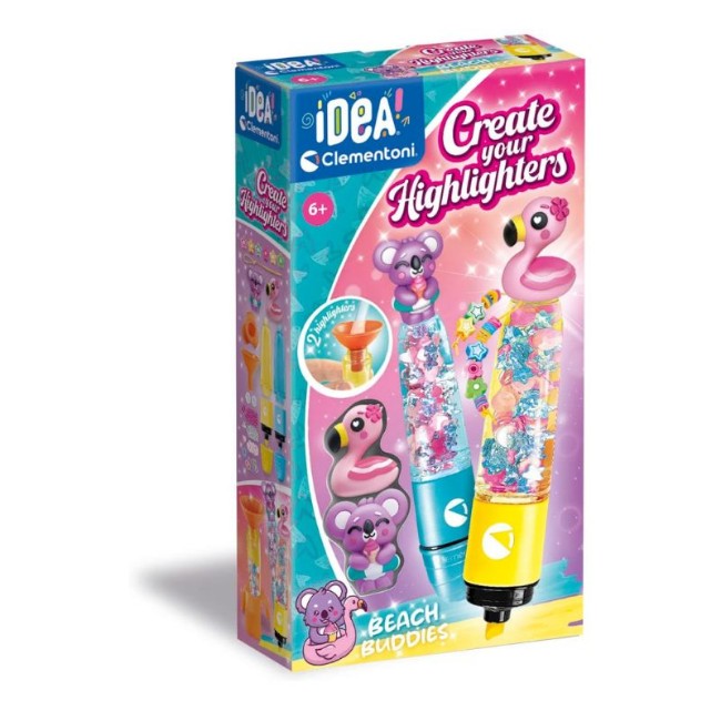 Clementoni Idea Create Your Highlighters - Beach Buddies