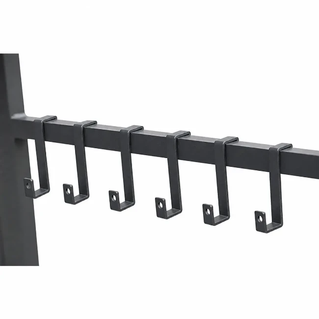 6 Ganci Appenditutto Ompagrill  in Alluminio Verniciato per Barbecue