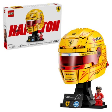 LEGO Editions Casco di Lewis Hamilton Scuderia Ferrari HP 43022