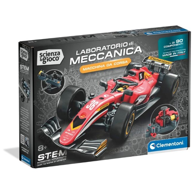 Clementoni Scienza & Gioco – Laboratorio di Meccanica - Auto da Corsa