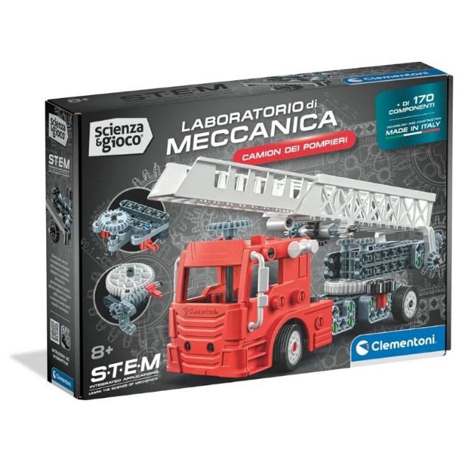 Clementoni Scienza & Gioco – Laboratorio di Meccanica - Camion dei Pompieri