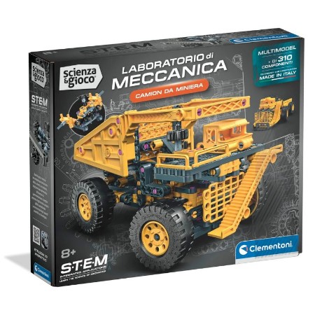 Clementoni Scienza & Gioco – Laboratorio di Meccanica Camion da Miniera