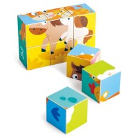 Hape Puzzle Fattoria a Blocchi