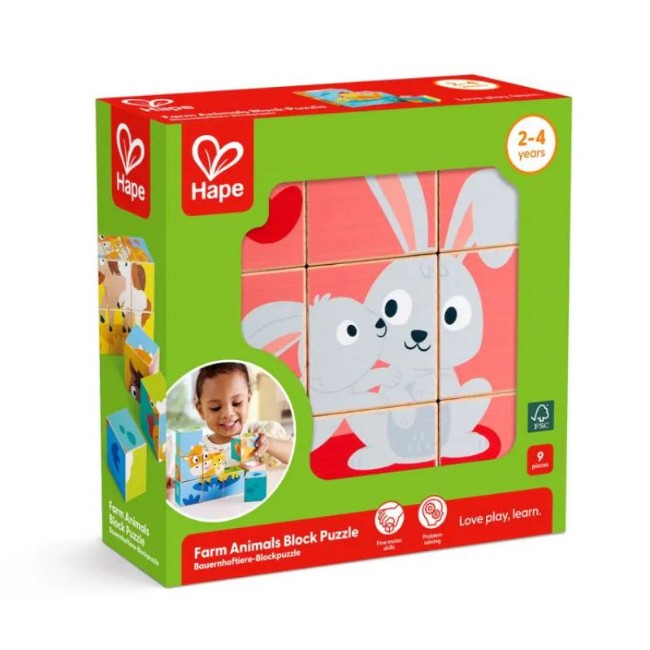 Hape Puzzle Fattoria a Blocchi