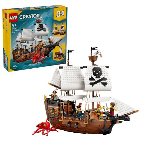 Creator 3 in 1 Iconica Nave da Pirata 31387