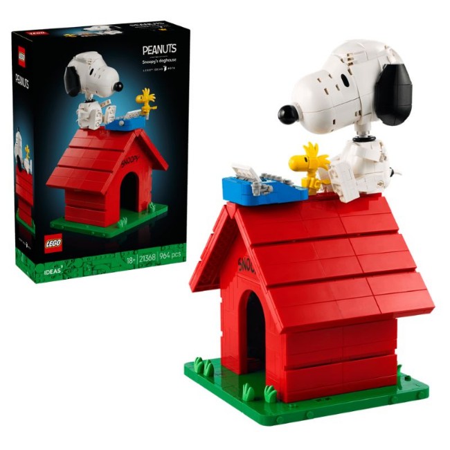 LEGO Ideas Peanuts: la Cuccia di Snoopy 21368