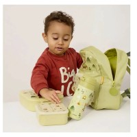 Immagine di Miniland Set Lunch Box Dreamland 3 Pezzi per Bambini, 3 Dimensioni, Lavabile in Lavastoviglie, BPA Free