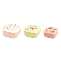 Immagine di Miniland Set Lunch Box Dreamland 3 Pezzi per Bambini, 3 Dimensioni, Lavabile in Lavastoviglie, BPA Free