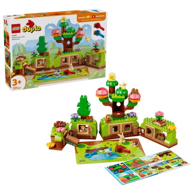 LEGO DUPLO Foresta Esplorativa con Animali Selvatici 10480