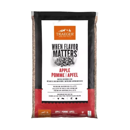 Immagine di Traeger Pellet in Legno di Melo PEL415 FSC 9kg per Barbecue a Pellet