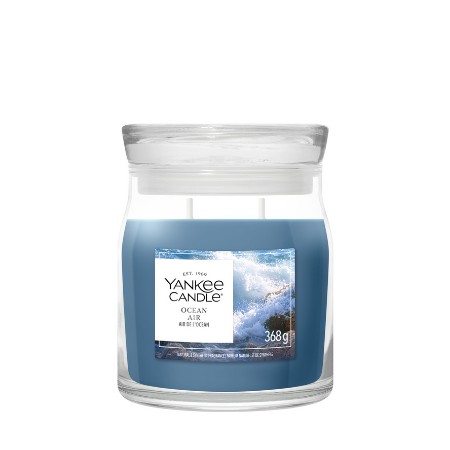 Immagine di Yankee Candle Signature Candela in Giara Media Ocean Air 50 Ore