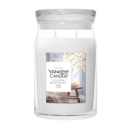 Immagine di Yankee Candle Signature Candela in Giara Grande A Calm and Quiet Place 90 Ore