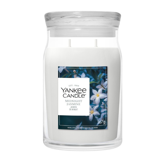 Immagine di Yankee Candle Signature Candela in Giara Grande Midnight Jasmine 90 Ore