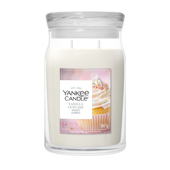 Immagine di Yankee Candle Signature Candela in Giara Grande Vanilla Cupcake 90 Ore