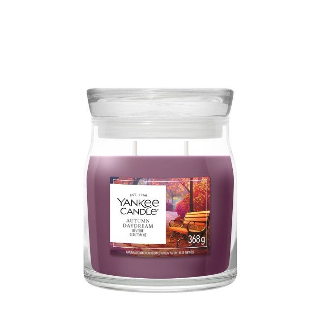Immagine di Yankee Candle Signature Candela in Giara Media Autumn Daydream 50 Ore