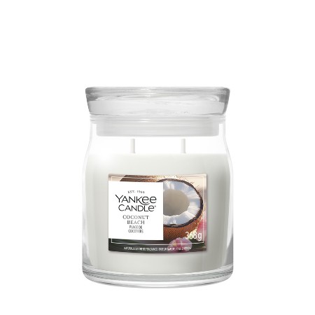 Immagine di Yankee Candle Signature Candela in Giara Media Coconut Beach 50 Ore