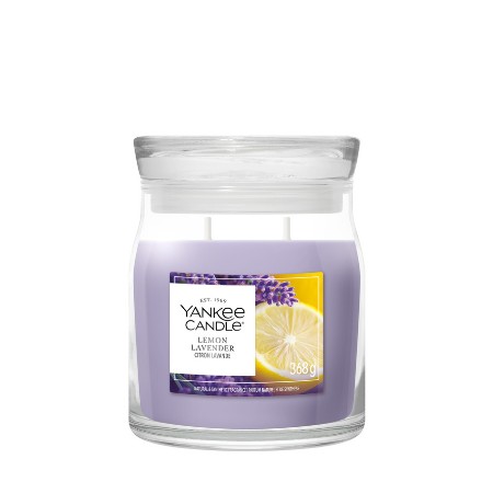Immagine di Yankee Candle Signature Candela in Giara Media Lemon Lavender 50 Ore