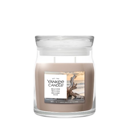 Immagine di Yankee Candle Signature Candela in Giara Media Seaside Woods 50 Ore