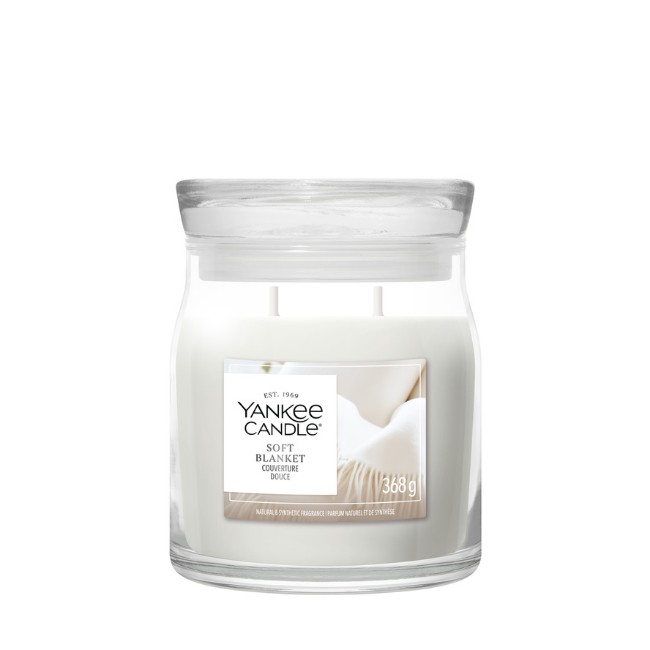 Immagine di Yankee Candle Signature Candela in Giara Media Soft Blanket 50 Ore
