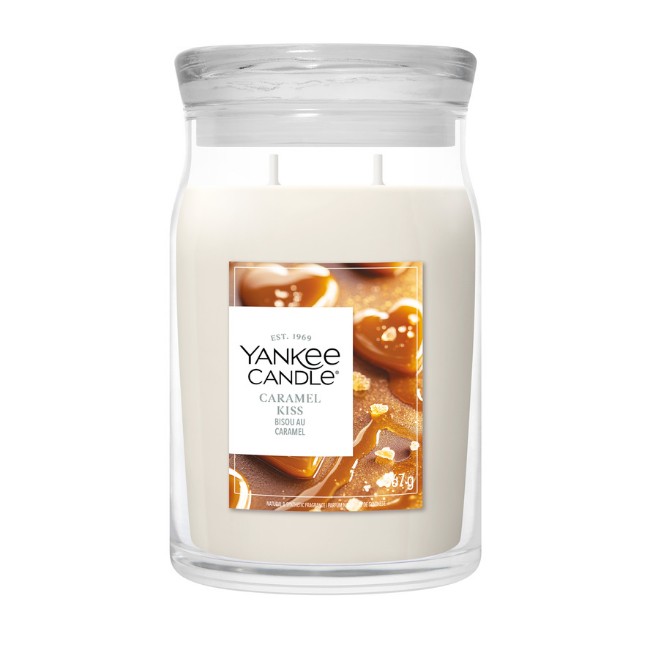 Immagine di Yankee Candle Caramel Kiss Candela in Giara Grande