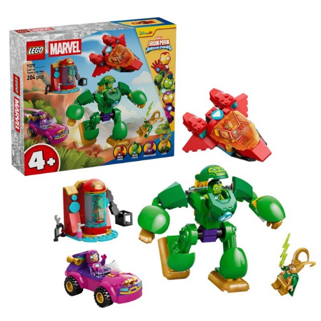 LEGO Marvel Loki Vs. Team Iron Man 11211