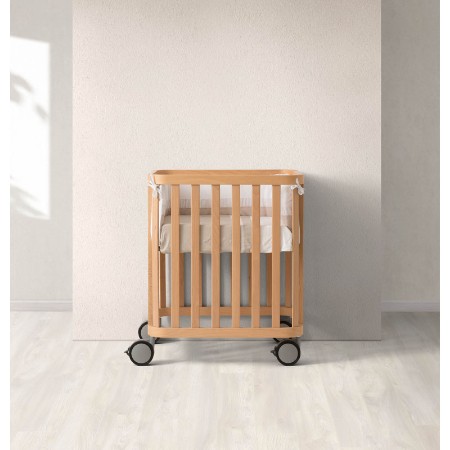 Immagine di Pali Junior Lettino Evolutivo 5 in 1, da Culla a Lettino Montessoriano con Materassi e Tessili Inclusi