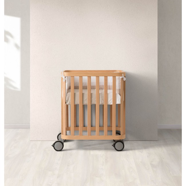 Immagine di Pali Junior Lettino Evolutivo 5 in 1, da Culla a Lettino Montessoriano con Materassi e Tessili Inclusi