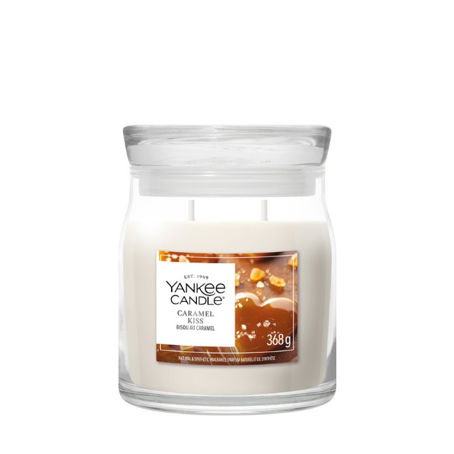 Immagine di Yankee Candle Caramel Kiss Candela in Giara Media Signature