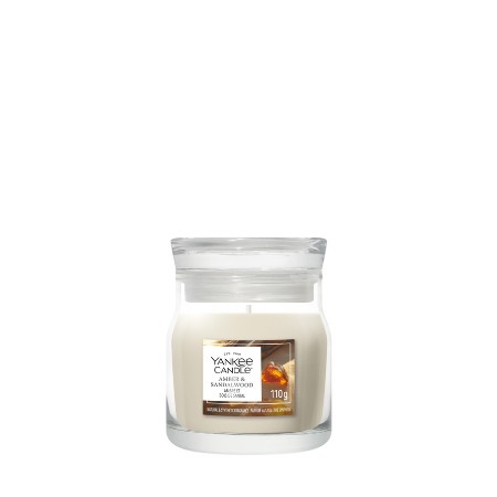 Immagine di Yankee Candle Amber & Sandalwood Candela in Giara Piccola Signature