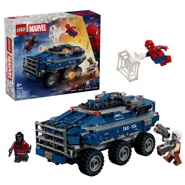 LEGO Marvel Spider-Man: Inseguimento del Trasportatore di Detenuti 76349