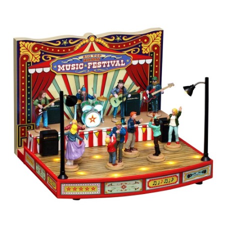 Immagine di Lemax 64632 Big Top Holiday Music Festival con Alimentatore