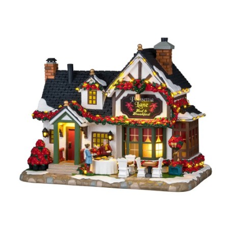Immagine di Lemax 65525 Poinsettia Lane Bed & Breakfast