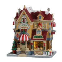 Immagine di Lemax 65562 Father Christmas Gift Shop con Alimentatore