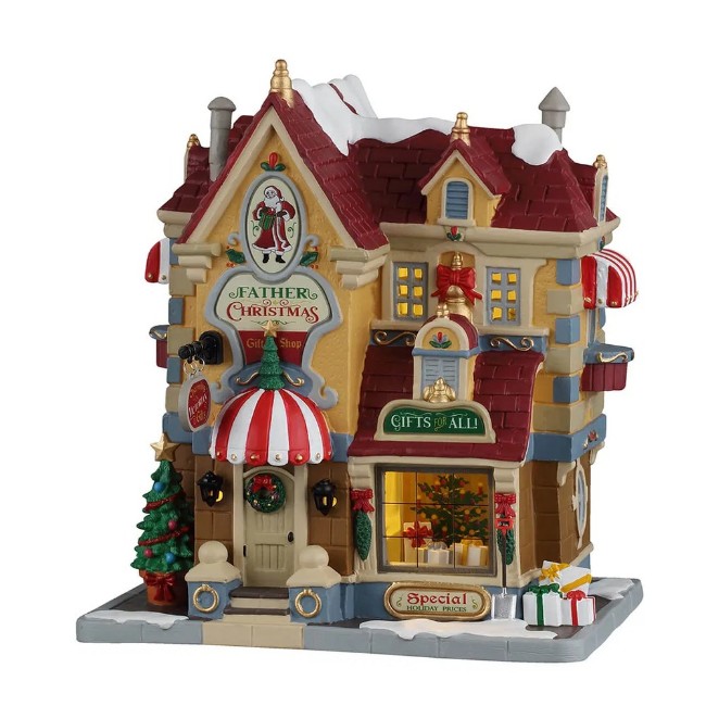 Immagine di Lemax 65562 Father Christmas Gift Shop con Alimentatore
