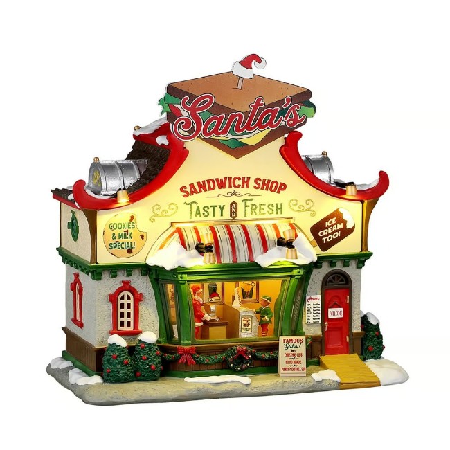 Immagine di Lemax 65570 Santa’s Sandwich Shop