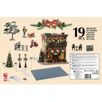 Immagine di Lemax 66710 Mario’s Pizzeria & Bistro Set con Alimentatore