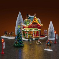 Immagine di Lemax 66708 Festive Tidings Nursery Set con Alimentatore