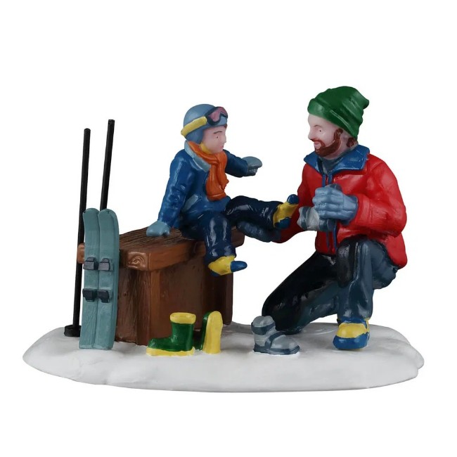 Immagine di Lemax 62633 Father And Son Ski Day