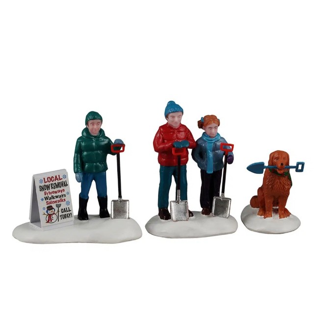 Immagine di Lemax 62623 Neighborhood Snow Shovelers