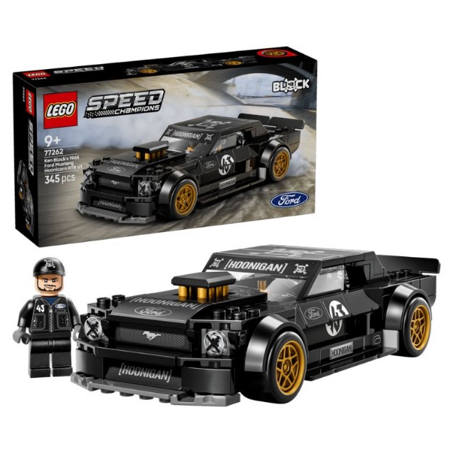 LEGO Speed Champions Ford Mustang ’65 Hoonicorn V1 di Ken Block 77262