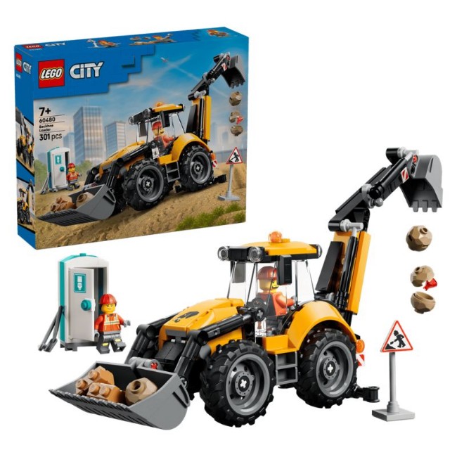 LEGO City Scavatrice da Cantiere Gialla 60480
