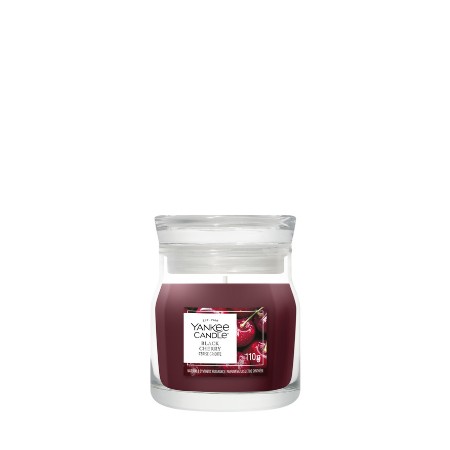 Immagine di Yankee Candle Black Cherry Candela in Giara Piccola Signature