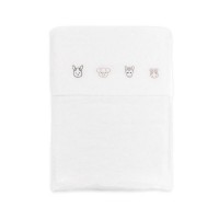 SET. 2PZ LENZ. CULLA100X75CM+ FEDERA ANIMAL FRIENDS