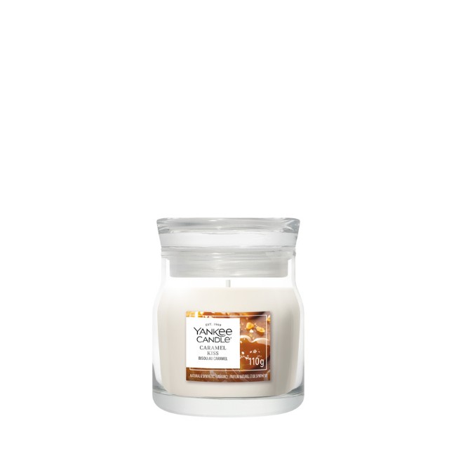 Immagine di Yankee Candle Caramel Kiss Candela in Giara Piccola Signature