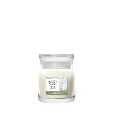 Immagine di Yankee Candle Clean Cotton Candela in Giara Piccola Signature