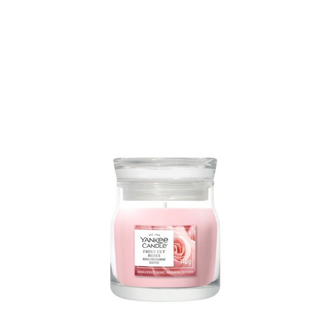 Immagine di Yankee Candle Fresh Cut Roses Candela in Giara Piccola Signature