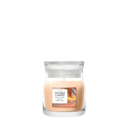 Immagine di Yankee Candle Pink Sands Glow Candela in Giara Piccola Signature