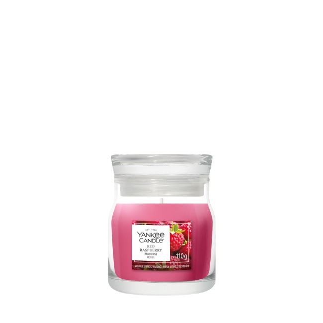 Immagine di Yankee Candle Red Raspberry Candela in Giara Piccola Signature