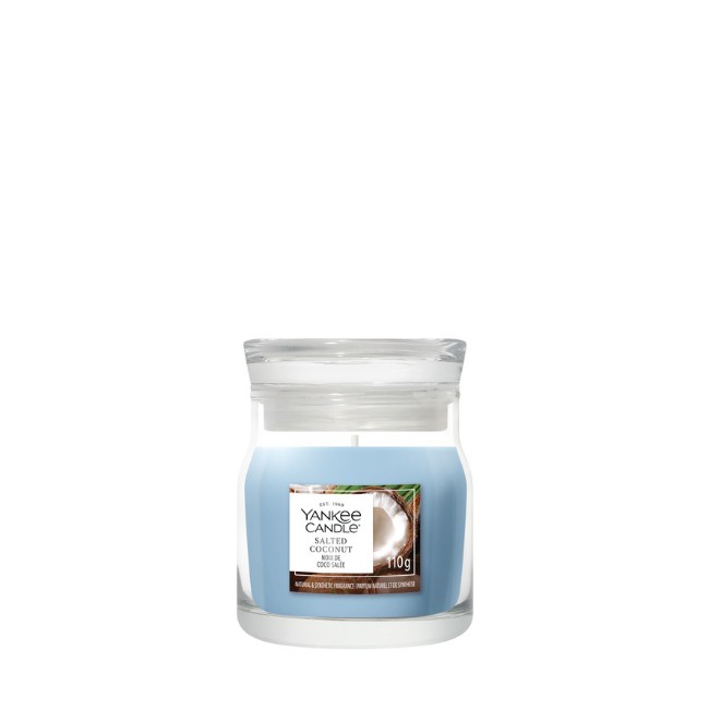 Immagine di Yankee Candle Salted Coconut Candela in Giara Piccola Signature