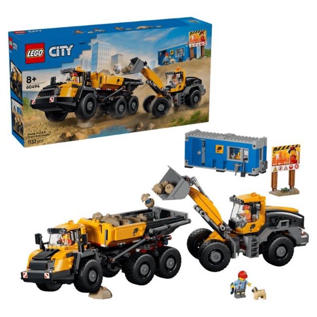 LEGO City Camion Ribaltabile e Pala Meccanica 60494